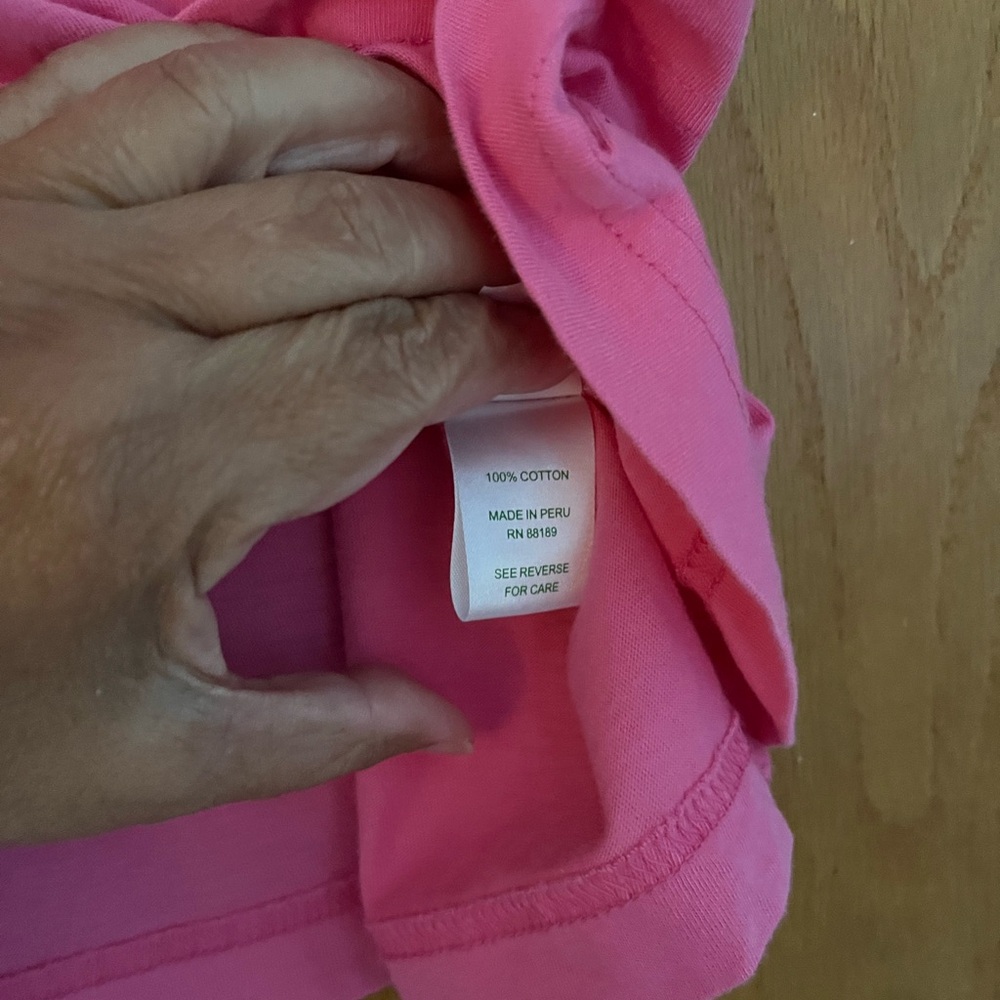 VGUC Lilly Pulitzer Hotty Pink top Small - Picture 3 of 5